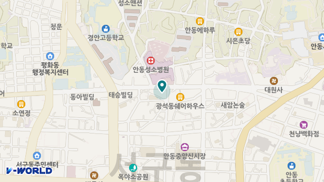 백세재가요양센터 위치 지도