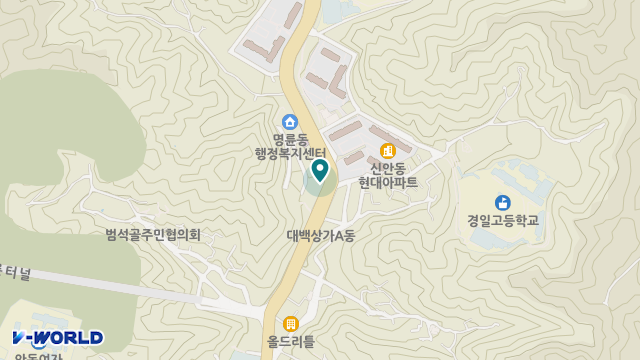 정다운재가복지센터 위치 지도