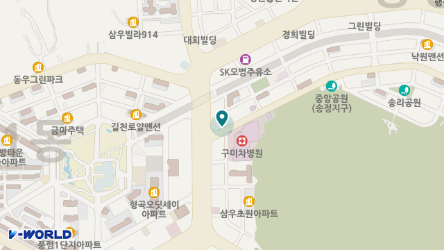 경북의료기 위치 지도