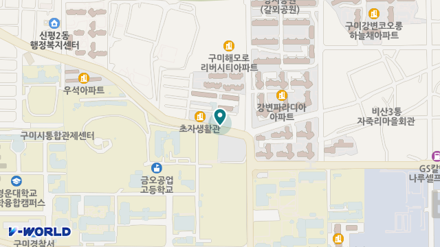 행복재가노인복지센터 위치 지도