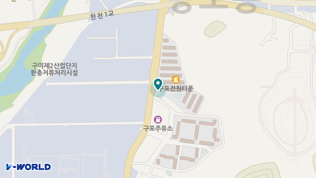구미행복한 재가노인복지센터 위치 지도