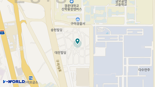 경북청우메디칼 위치 지도