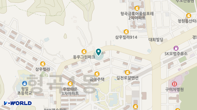 다온노인복지센터 위치 지도