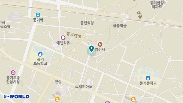 소백재가장기요양센터 위치 지도