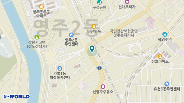 안심재가복지센터 위치 지도