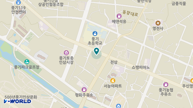 영풍노인재가센터 위치 지도