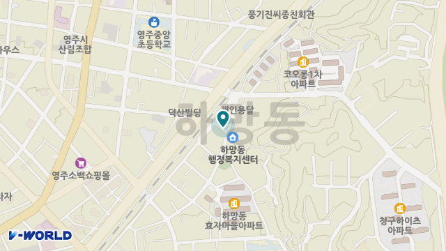 행복재가복지센터 위치 지도