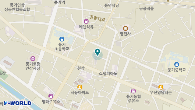 풍기노인재가센터 위치 지도