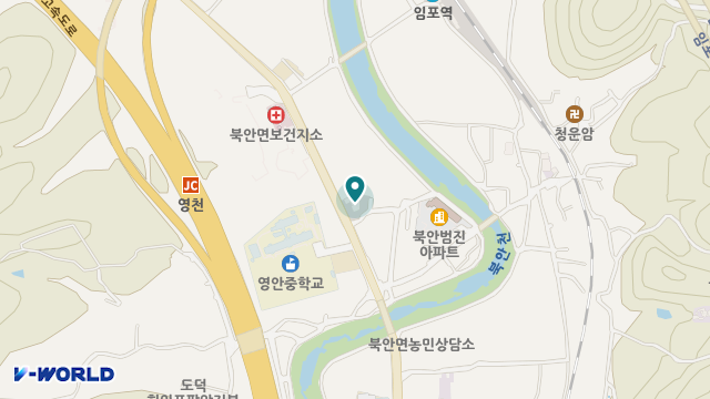 북안효노인복지센터 위치 지도