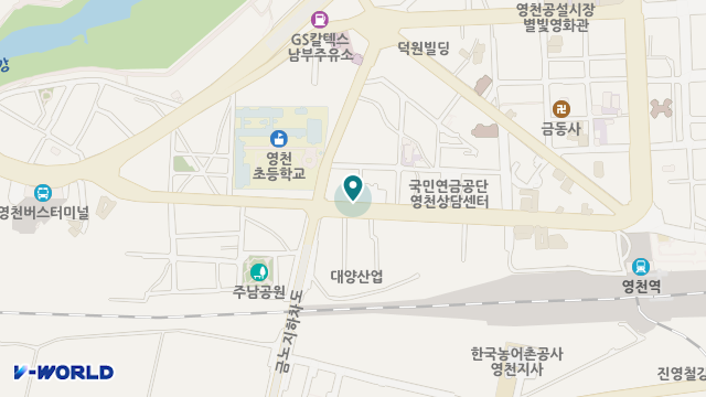 새삼성노인복지센터 위치 지도