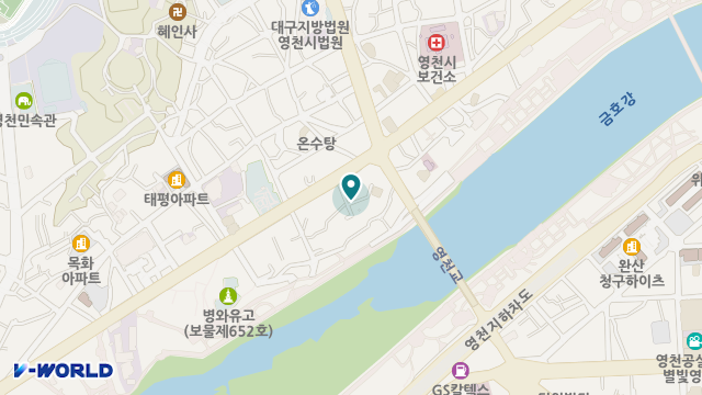"경북"노인복지센터 위치 지도