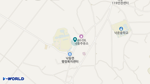 낙동재가노인복지센터 위치 지도