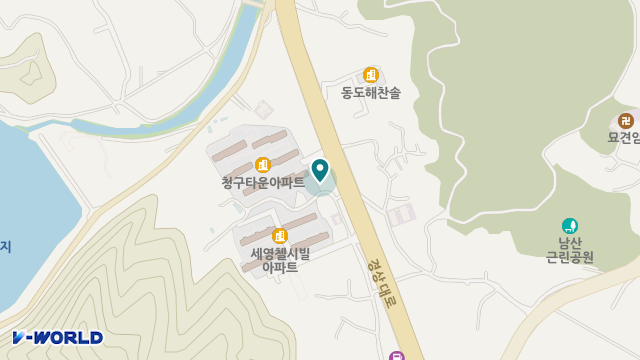사랑방노인복지센터 위치 지도
