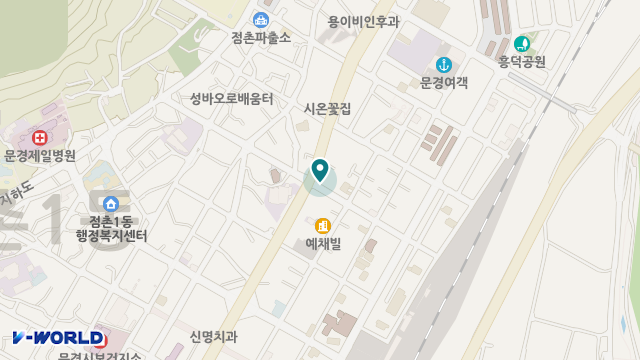 행복재가노인복지센터 위치 지도