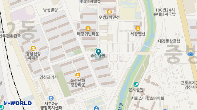 희망재가장기요양기관 위치 지도