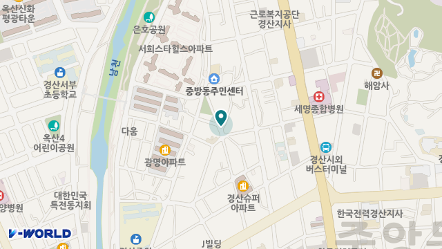 가나재가장기요양기관 위치 지도