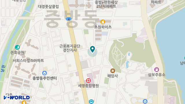 가가호호방문요양재가장기요양기관 위치 지도