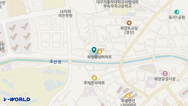 경산노인사랑메디칼 위치 지도