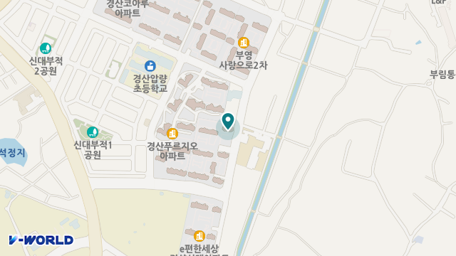 100세재가장기요양기관 위치 지도