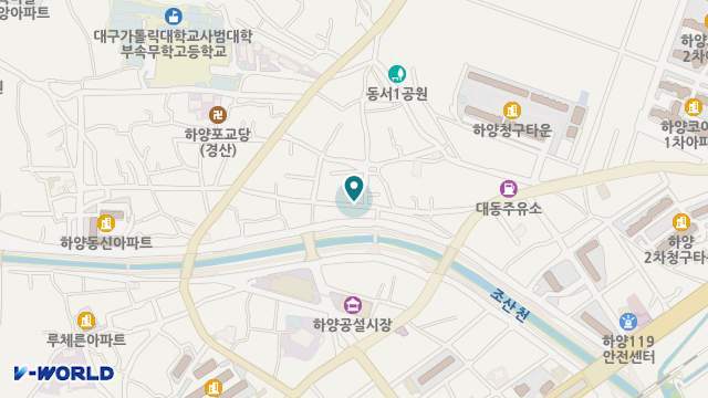 효행노인복지센터 재가장기요양기관 위치 지도
