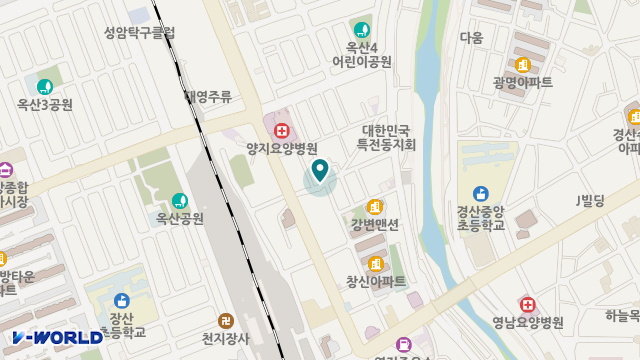 경산해바라기재가장기요양기관 위치 지도