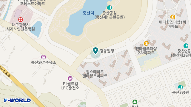 펜타힐즈주간보호센터 위치 지도