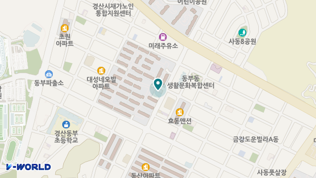 경산안심재가장기요양기관 위치 지도