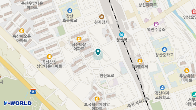 햇빛재가장기요양기관 위치 지도