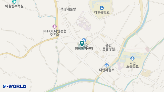 다인노인복지센터 위치 지도
