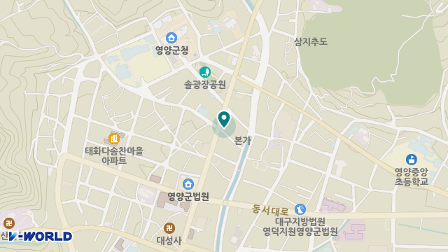 효노인복지센터 위치 지도