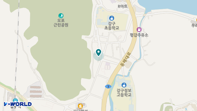 다사랑복지타운 위치 지도