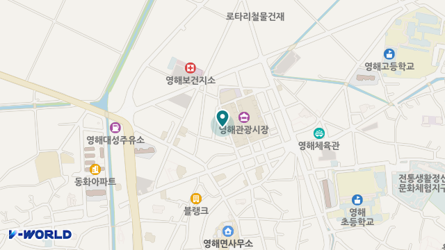 영해의료기상사 위치 지도