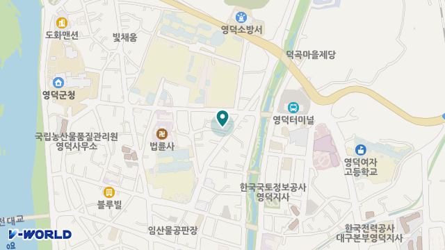영덕재가복지센터 위치 지도