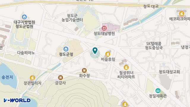 청도의료기어르신복지용구 사업소 위치 지도