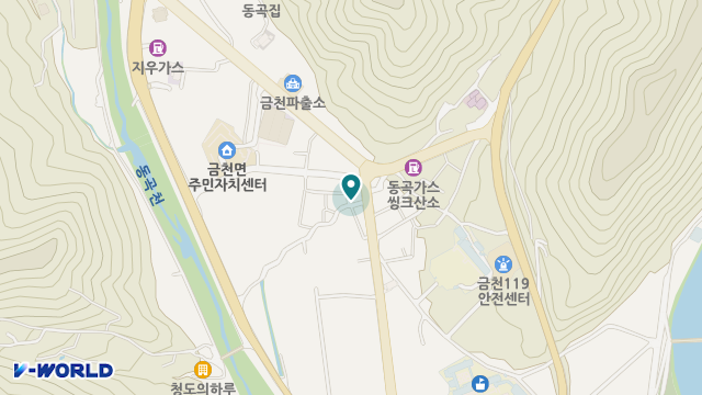 산동재가장기요양기관 위치 지도