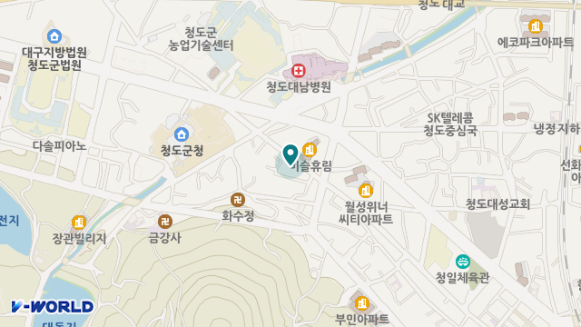 청도사랑노인복지센터 위치 지도