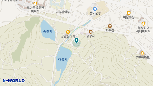 가가호호주간보호센터 청도점 위치 지도