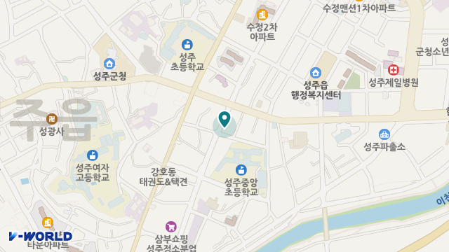 성주의료기상사 위치 지도
