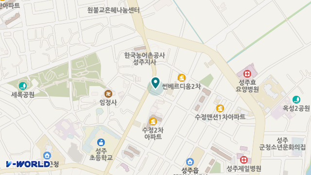 성주효청원노인복지센터 위치 지도