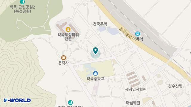 휴재가노인복지센터 위치 지도