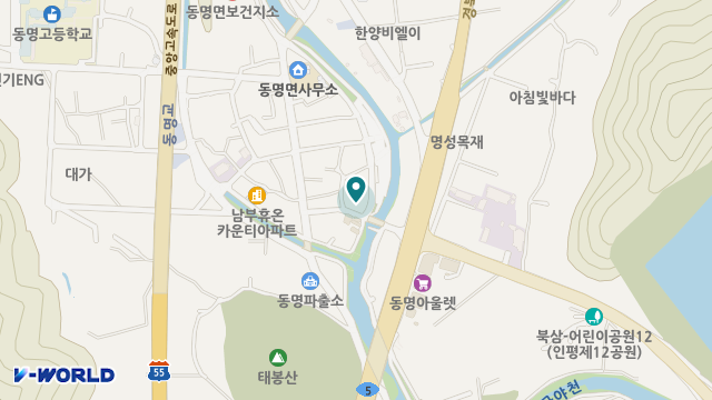 한나재가복지센터 위치 지도