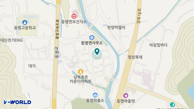 동명노인복지센터 위치 지도