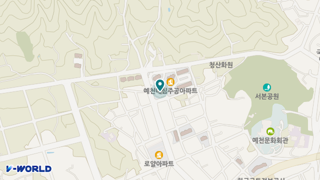 행복노인복지센터 위치 지도