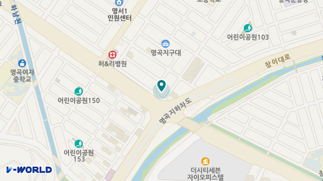 국제의료기 위치 지도