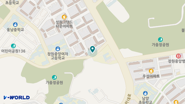 창원시티재가노인복지센터 위치 지도