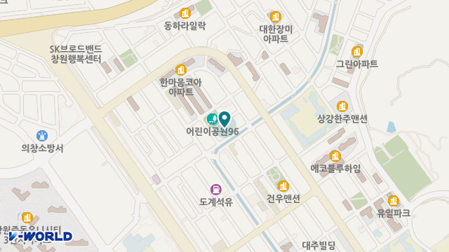한울재가복지기관 위치 지도