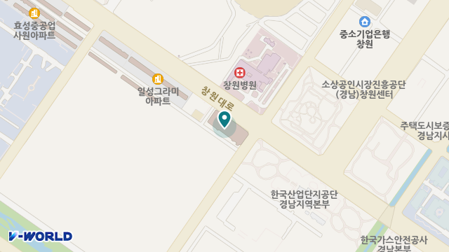 창원의료기 위치 지도