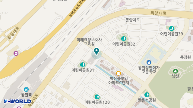 송학노인복지센터 위치 지도