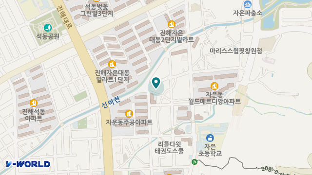 사랑방 주.야간복지센터 위치 지도
