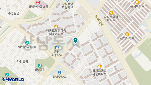 창원한사랑재가복지센터 위치 지도